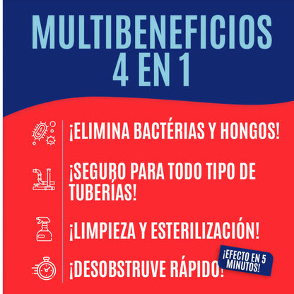 Limpiador de Tuberías Ultra-Potente WildTornado©