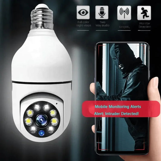 LUMISAFE™ Cámara-Lámpara 360° Full HD